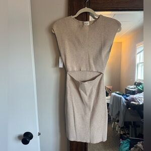 Wilfred Free - Cut-out Knit Mini Dress